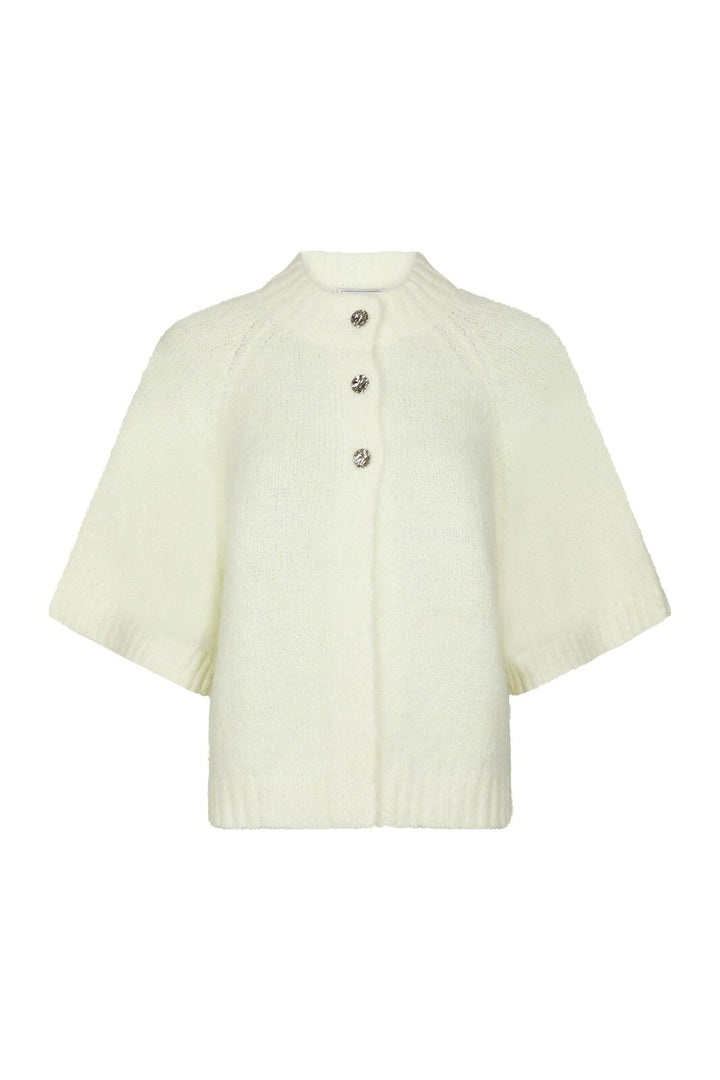 Neo Noir - Benuta Fluffy Knit Cardigan 165816 - 191 - Light Yellow