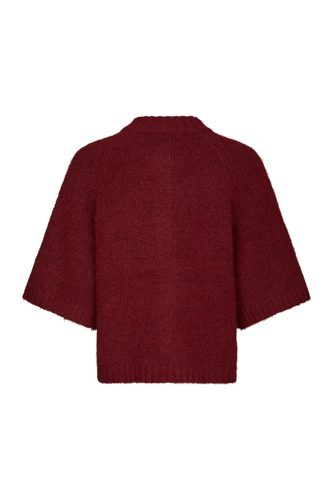 Neo Noir - Benuta Fluffy Knit Cardigan 165816 - 321 - Dark Red