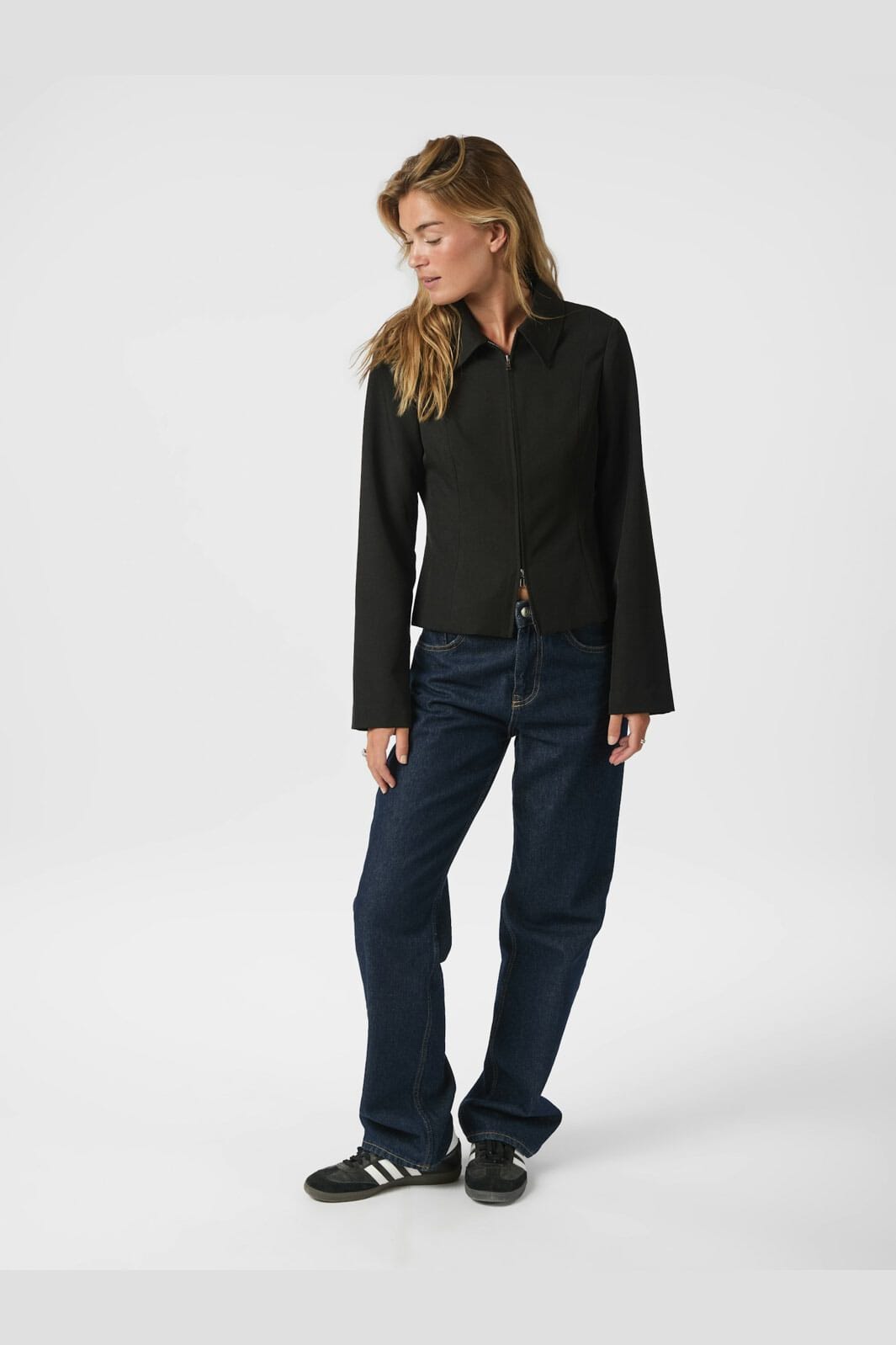 Neo Noir - Bertha Structure Blouse 166897 - 100 - Black