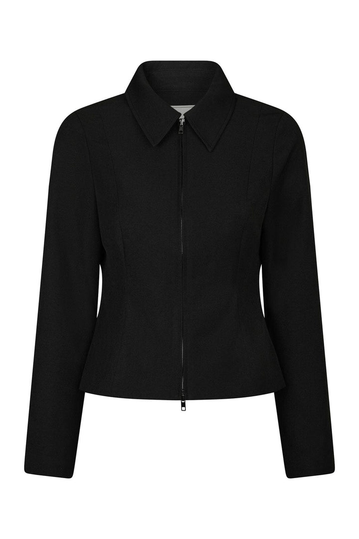 Neo Noir - Bertha Structure Blouse 166897 - 100 - Black