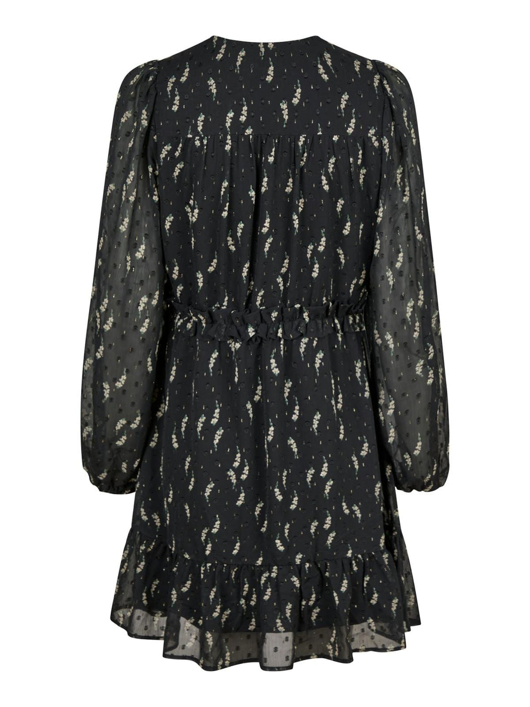 Neo Noir - Bethie Flower Branch Dress - Black