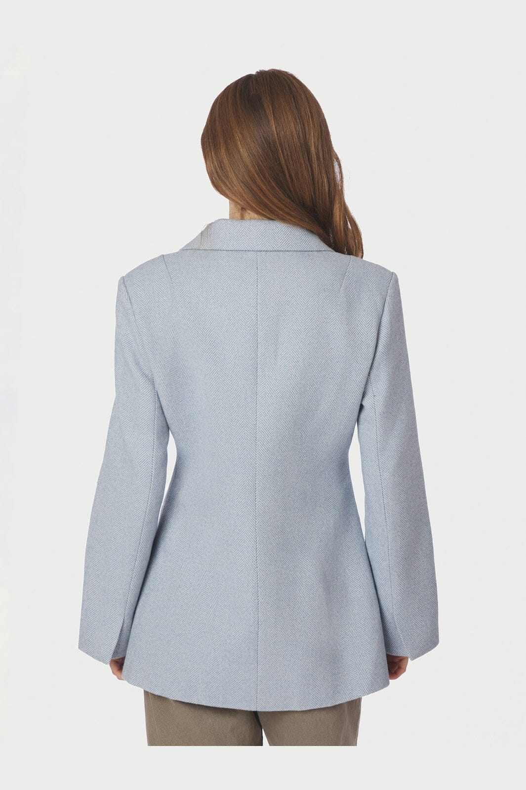 Neo Noir - Bowie Herringbone S Blazer 167664 - 145 - Light Blue