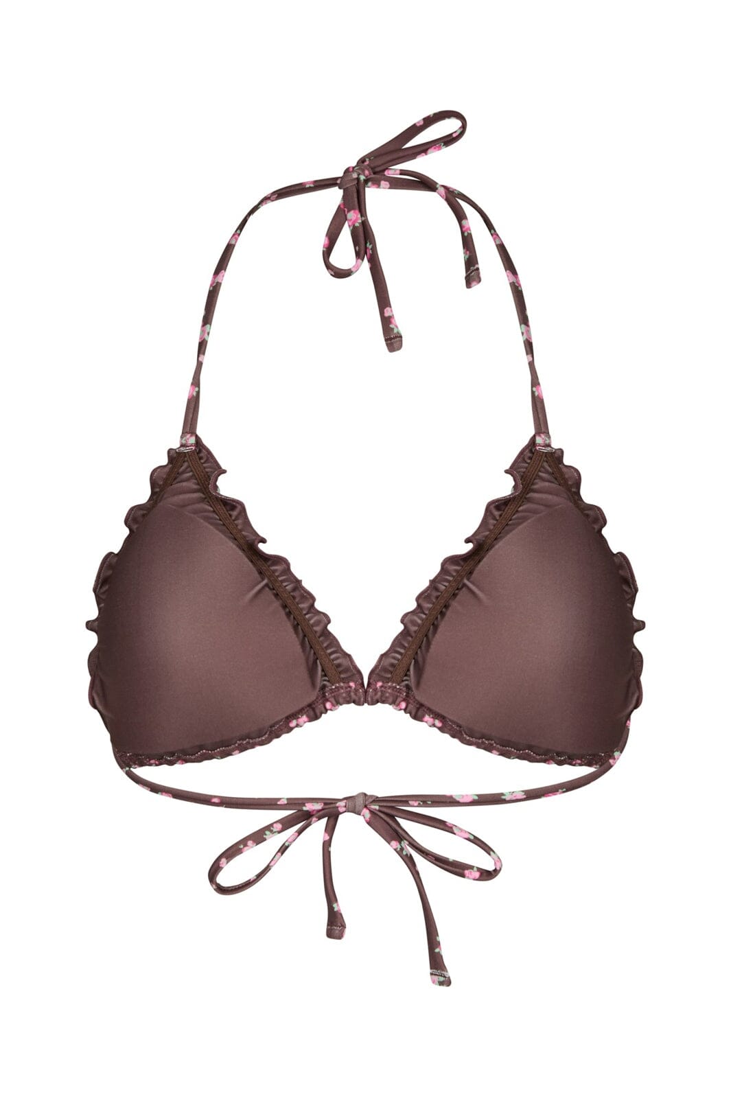 Neo Noir - Carlyn Floral Bikini Top 170457 - 676 - Dark Brown