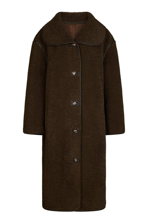 Neo Noir - Carmen Teddy Coat 164852 - 676 - Dark Brown