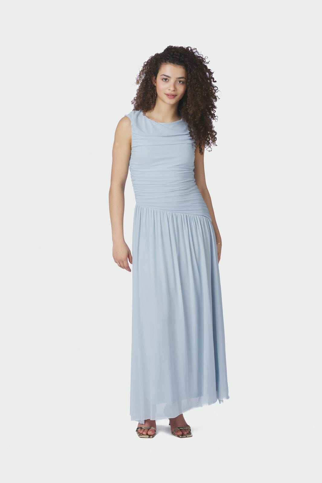 Neo Noir - Cludine Mesh Dress 166157 - 145 - Light Blue