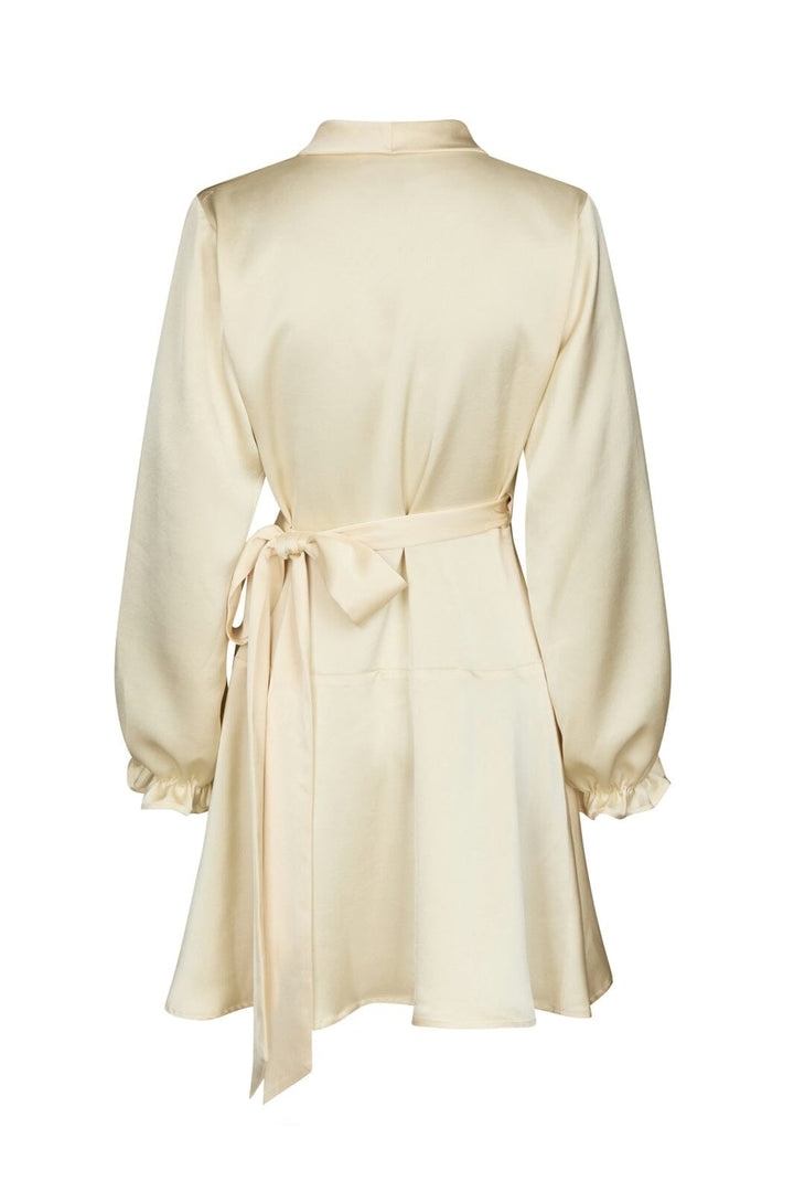 Neo Noir - Colbie Heavy Sateen Dress 166483 - 191 - Light Yellow