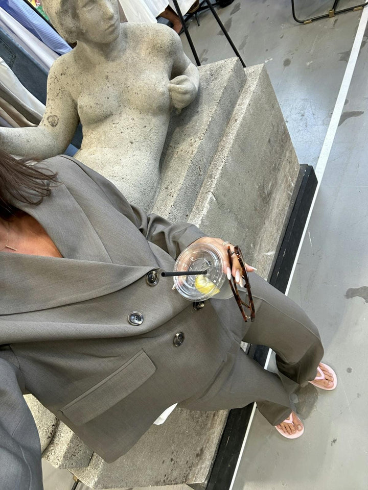 Neo Noir - Conan Structure Blazer - Khaki
