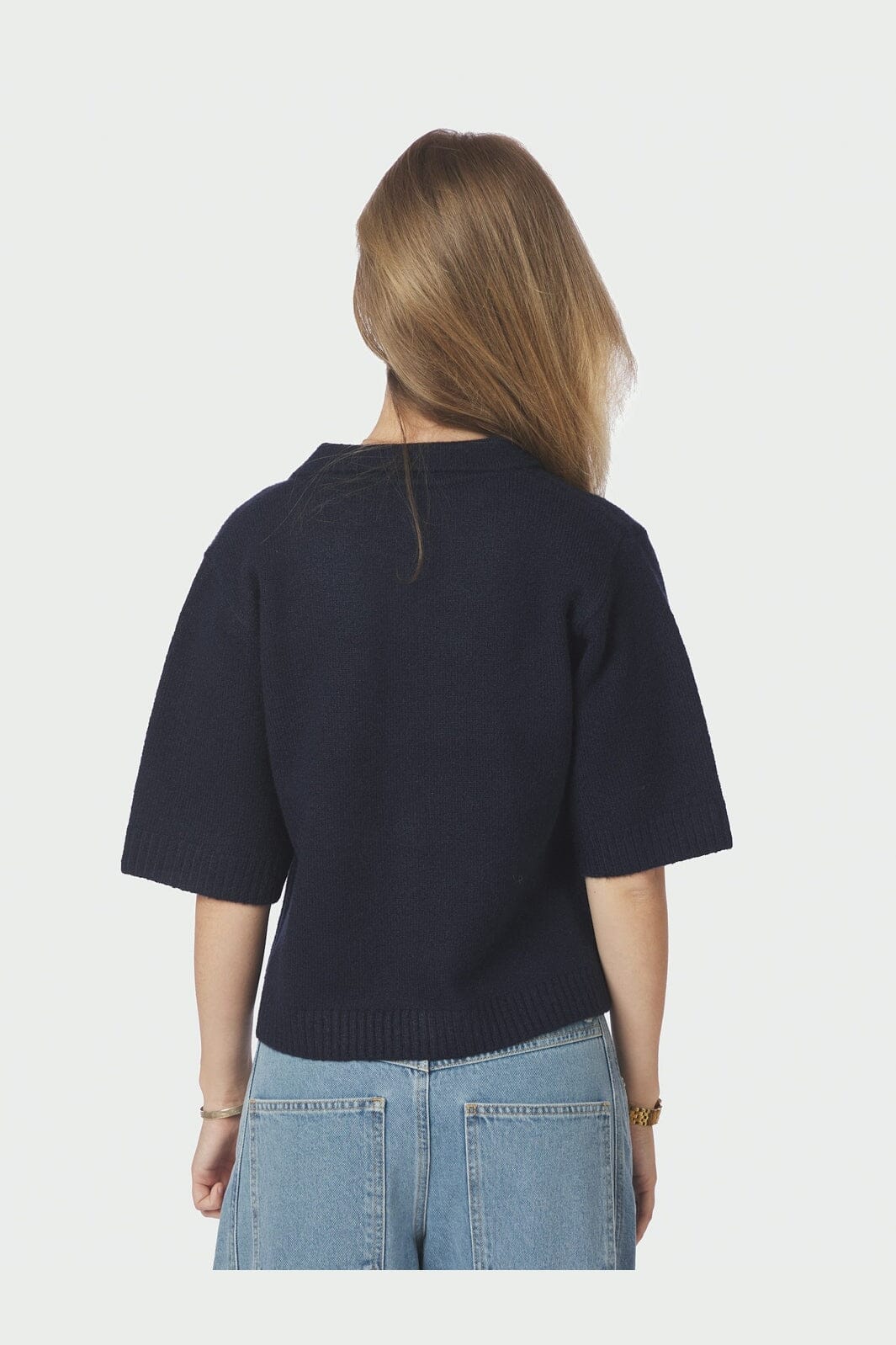 Neo Noir - Cunna Knit Blouse 166251 - 141 - Navy