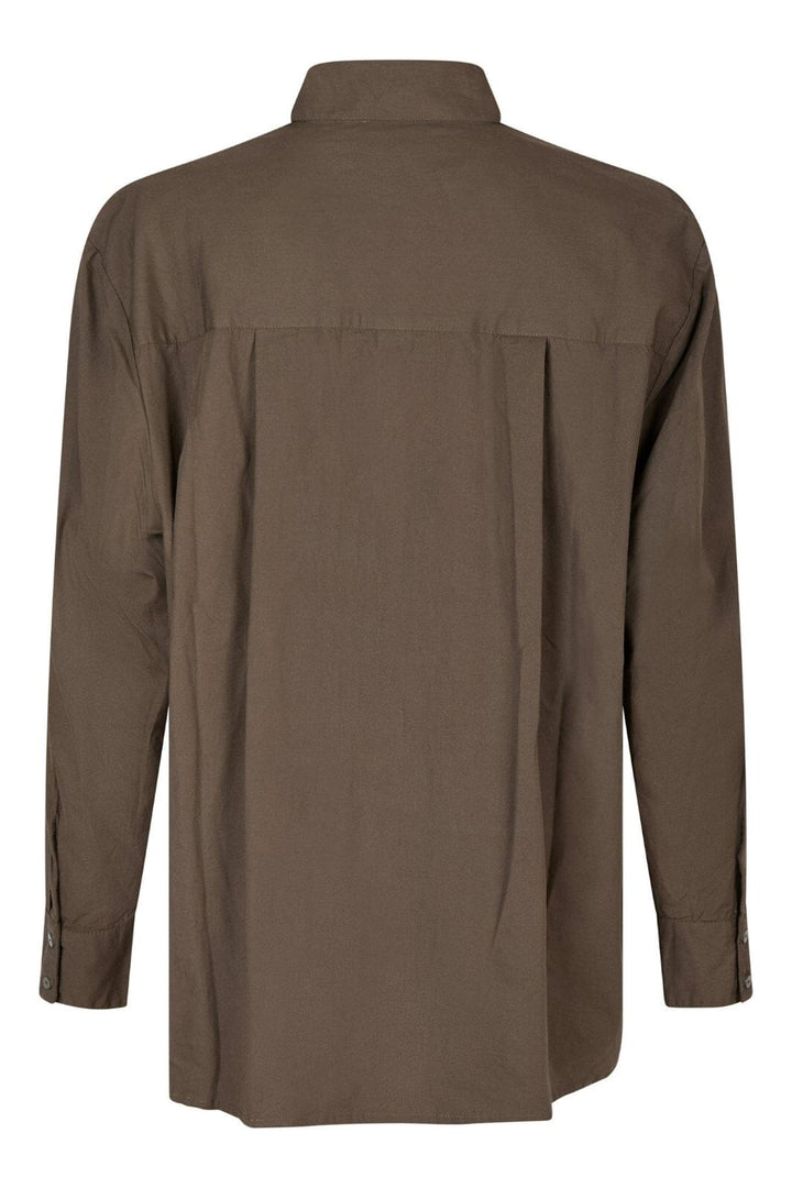 Neo Noir - Dalma C Poplin Shirt 164332 - Warm Grey