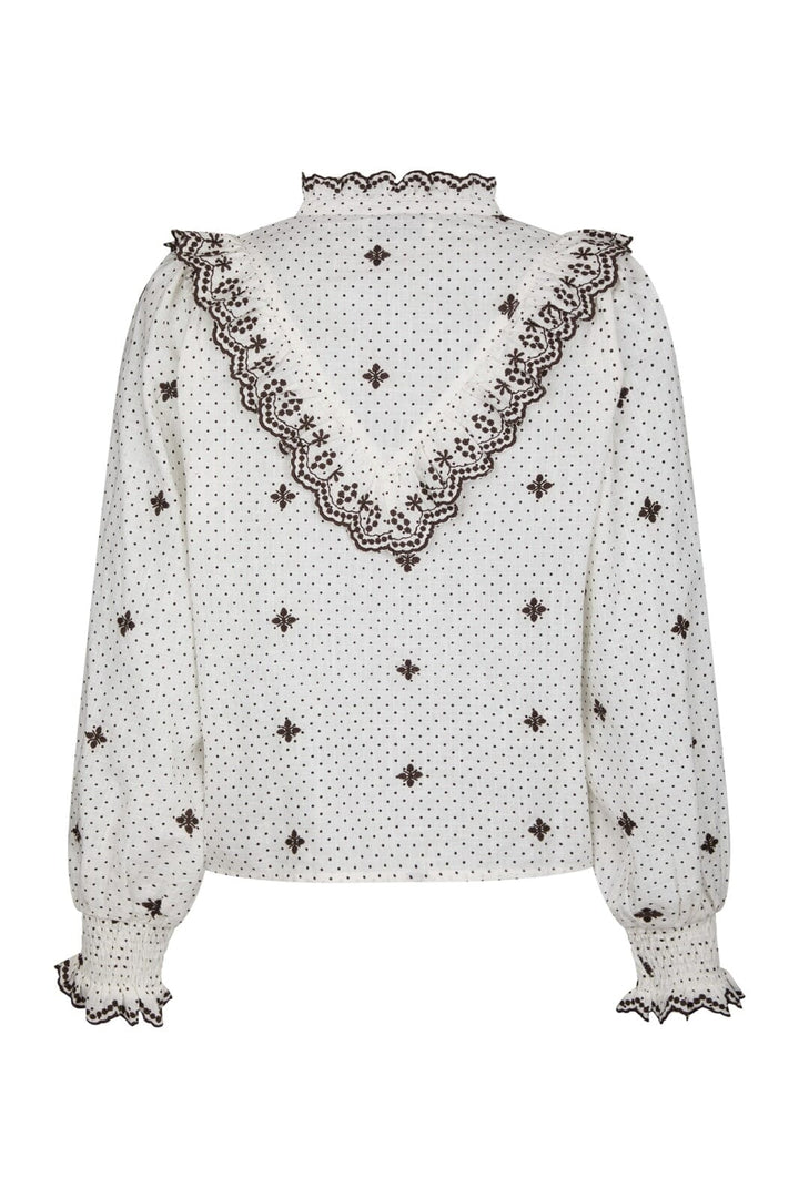 Neo Noir - Degas Dot Blouse 167708 - 121 - Off White