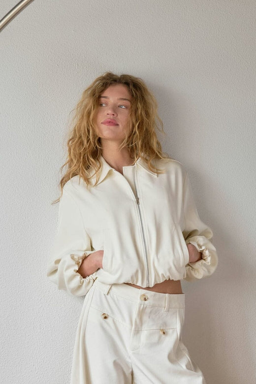 Neo Noir - Denielle Structure Jacket 168514 - 121 - Off White Jakker 