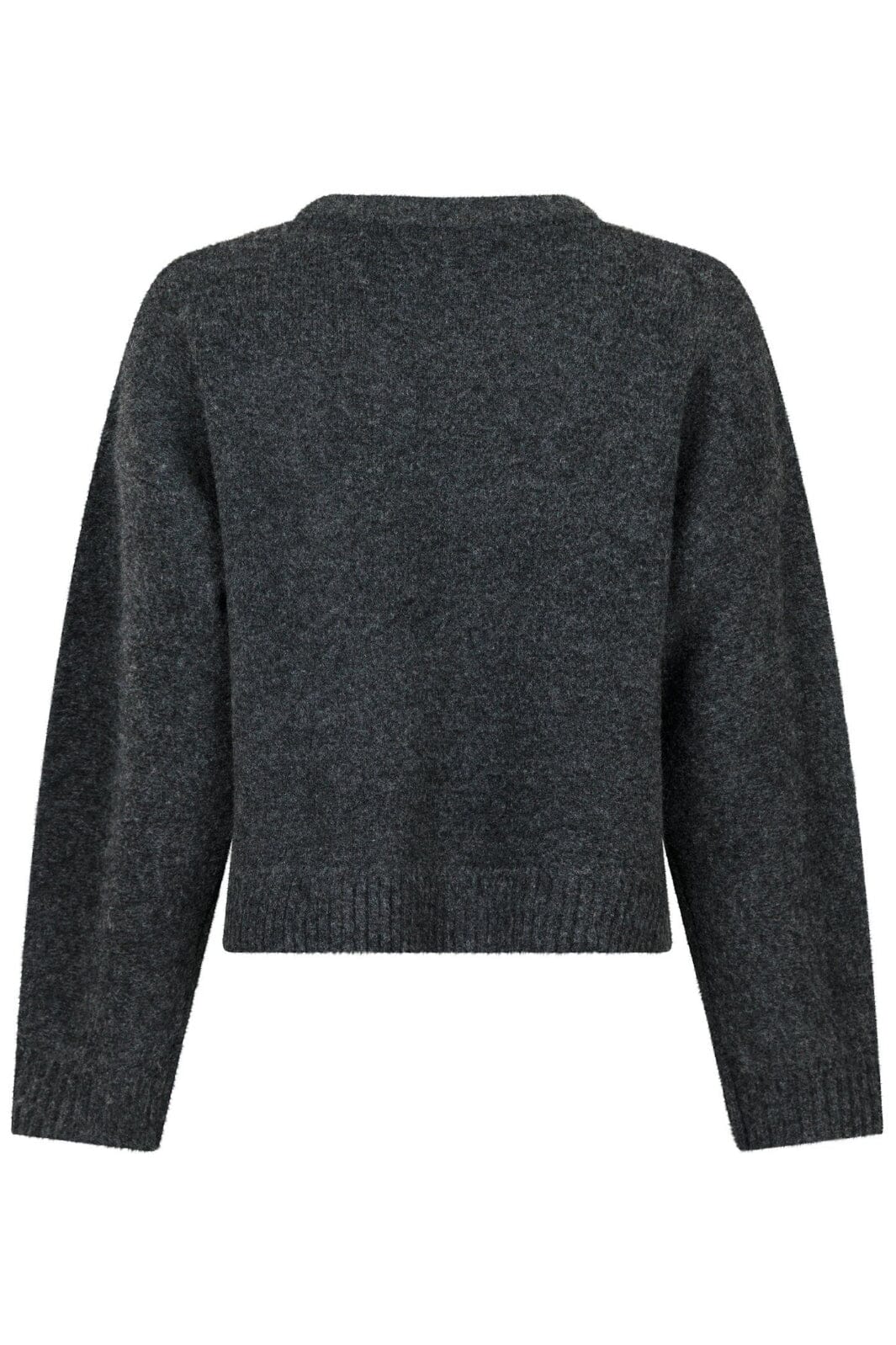 Neo Noir - Detri Solid Knit Blouse - Antracit
