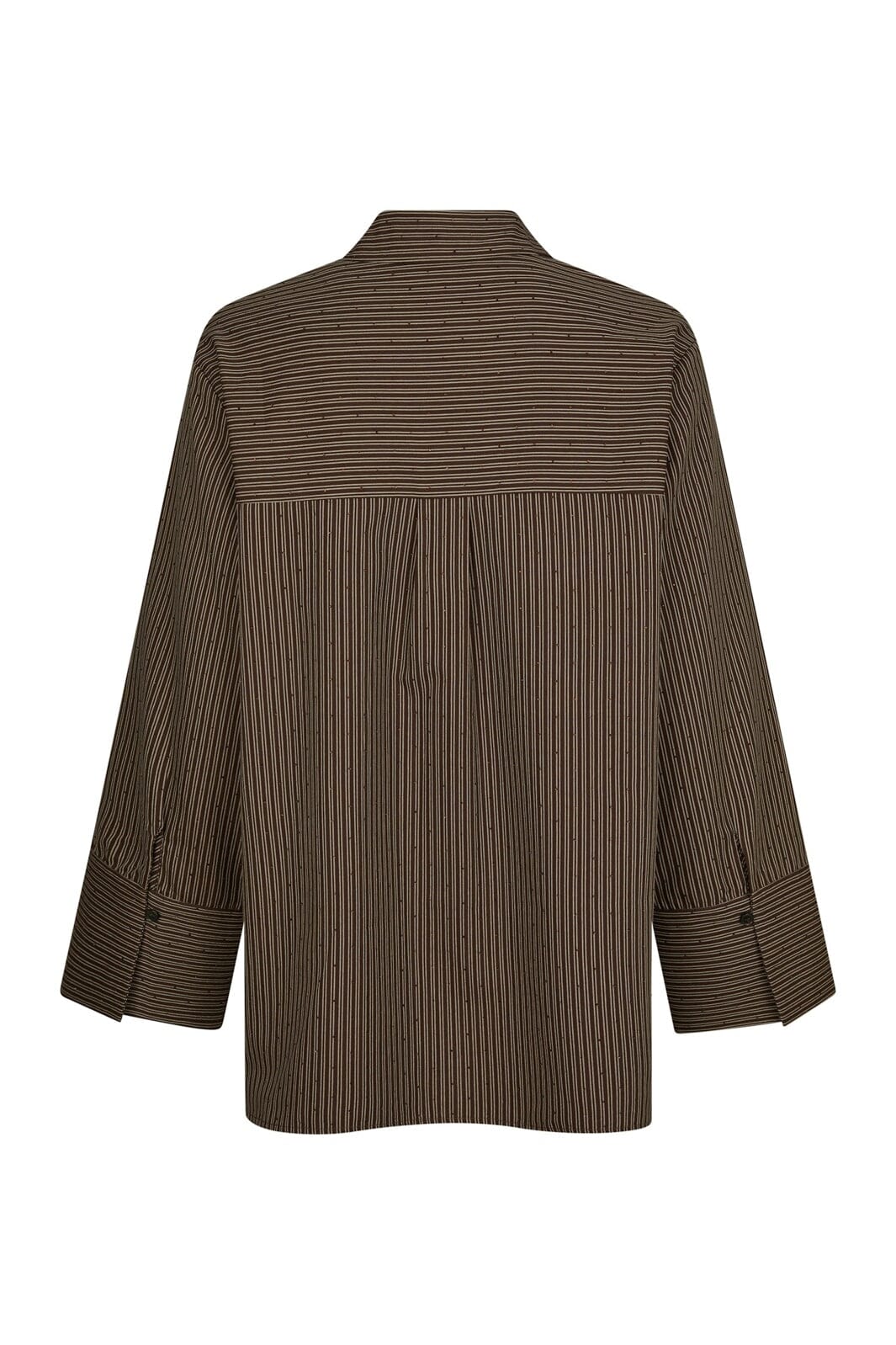Neo Noir - Dita Striped Line Shirt 166888 - 676 - Dark Brown