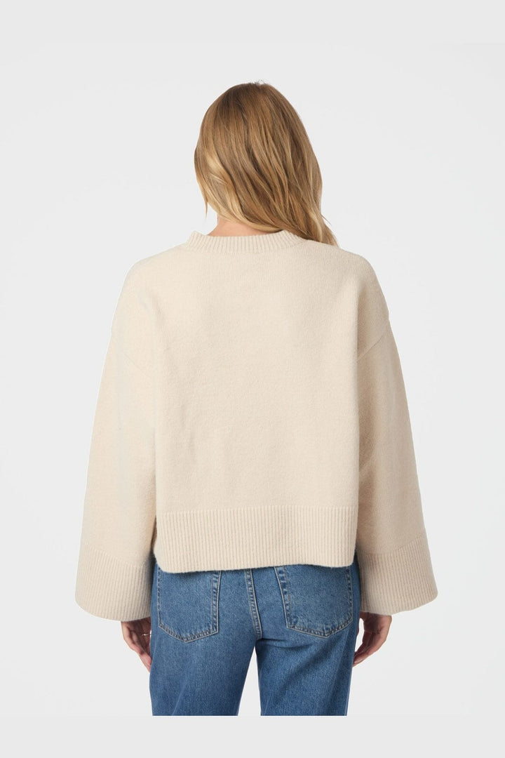 Neo Noir - Dova Knit Blouse 164912 - 124 - Ivory