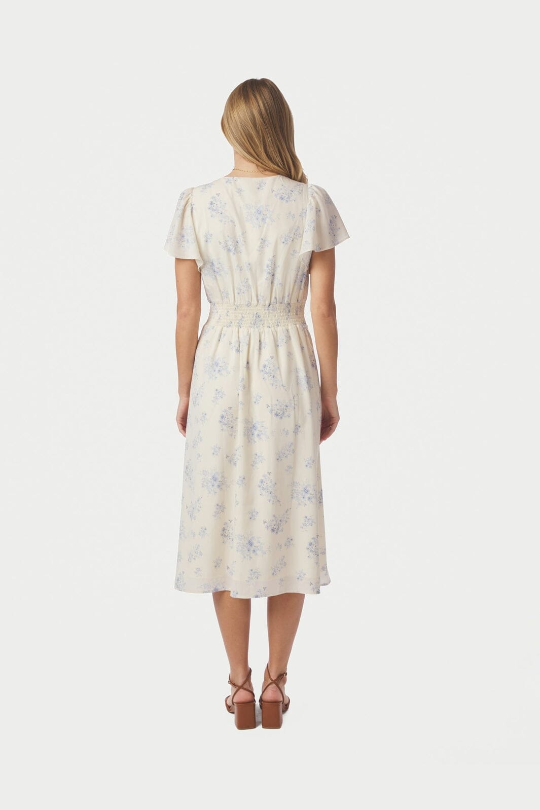 Neo Noir - Eleni Delicate Flower Dress 168875 - 122 - Creme