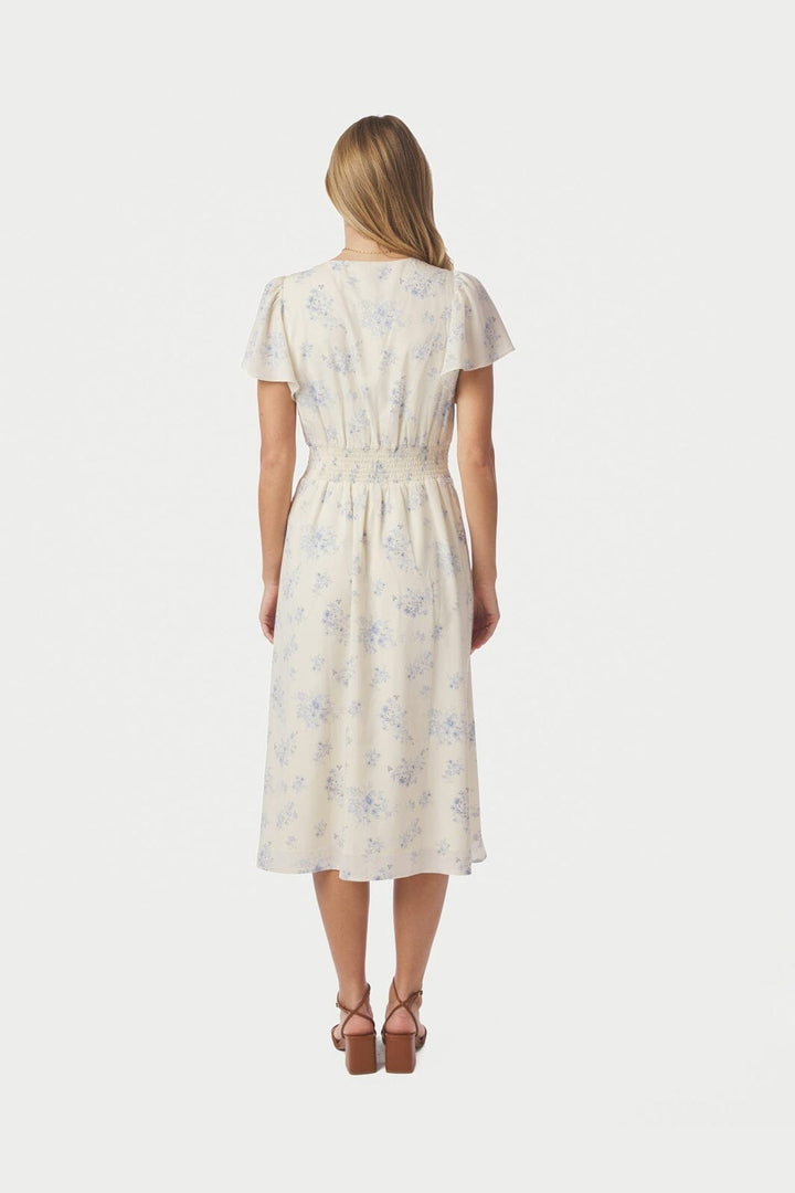 Neo Noir - Eleni Delicate Flower Dress 168875 - 122 - Creme