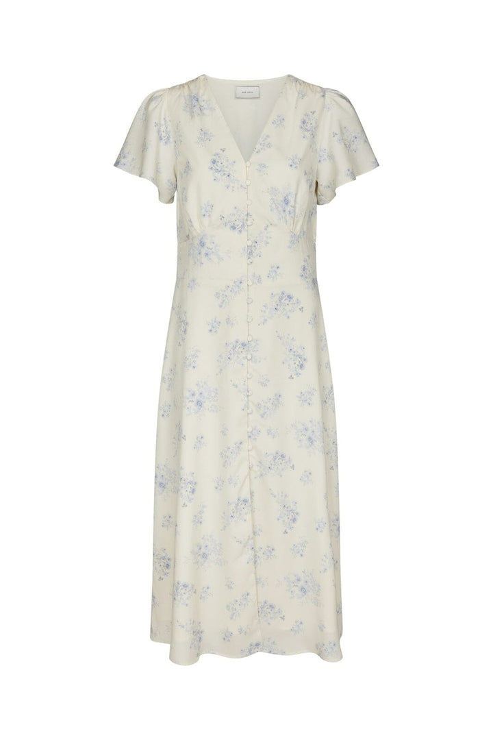 Neo Noir - Eleni Delicate Flower Dress 168875 - 122 - Creme