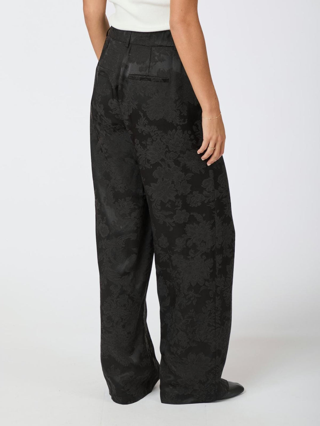 Neo Noir - Emmett Jacquard Pants - Black