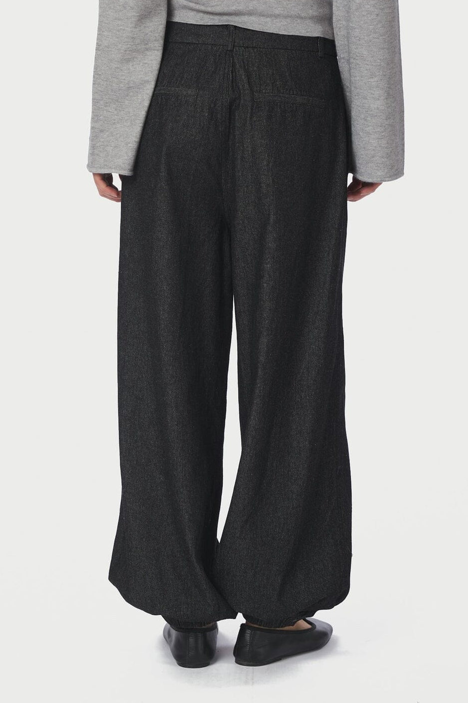 Neo Noir - Fayla Denim Balloon Pants 167399 - 100 - Black