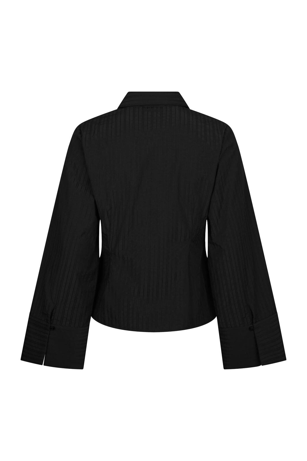 Neo Noir - Fenli Tone Stripe Shirt 167434 - 100 - Black