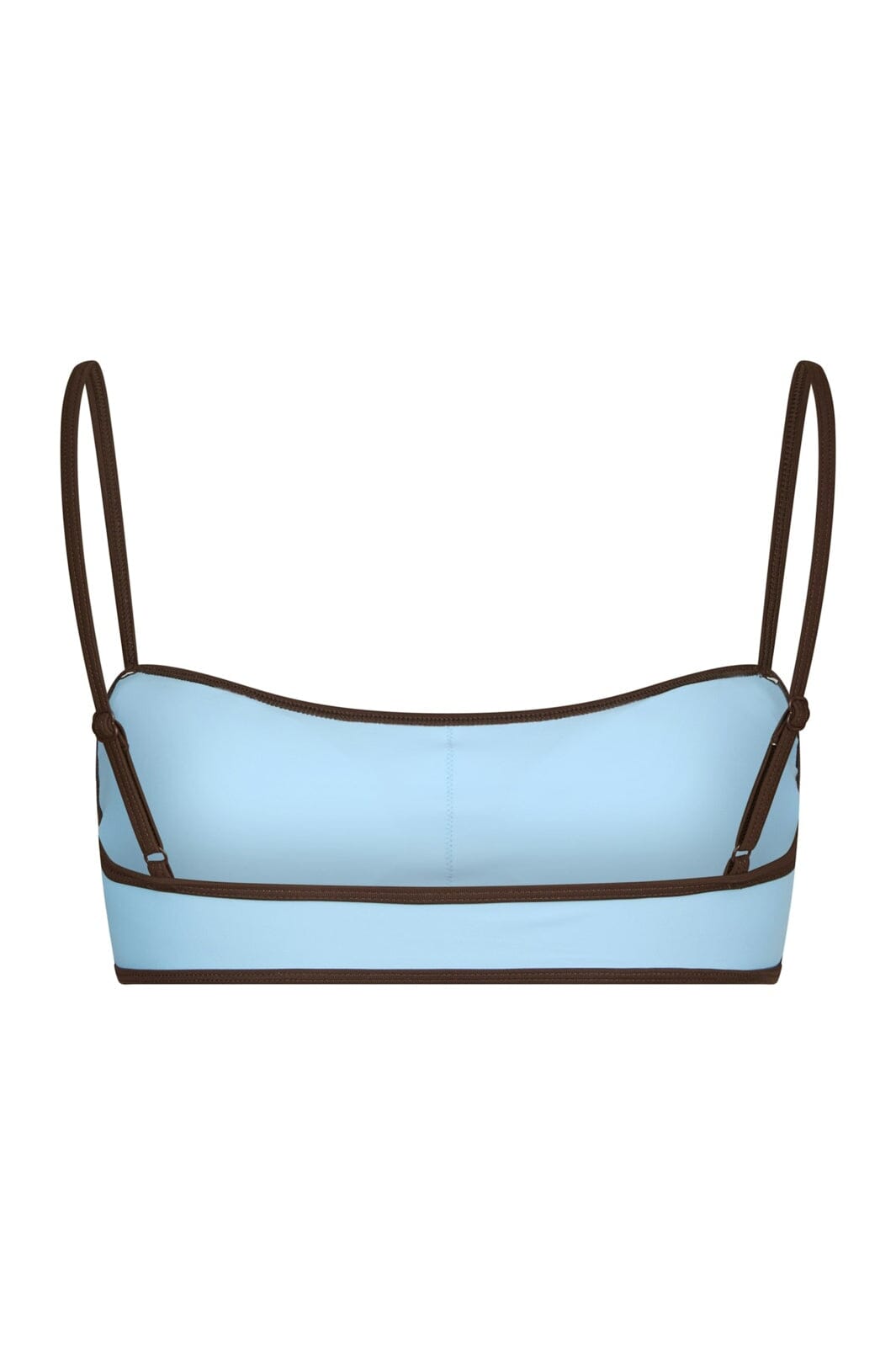 Neo Noir - Fia Solid Contrast Bikini Top 167792 - 145 - Light Blue
