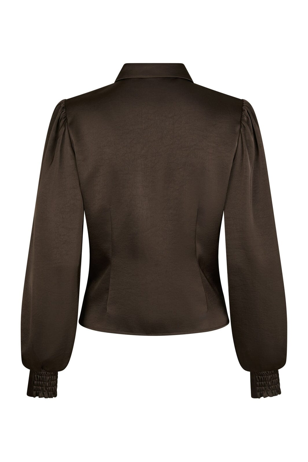 Neo Noir - Fransala Heavy Sateen Shirt 166635 - 676 - Dark Brown