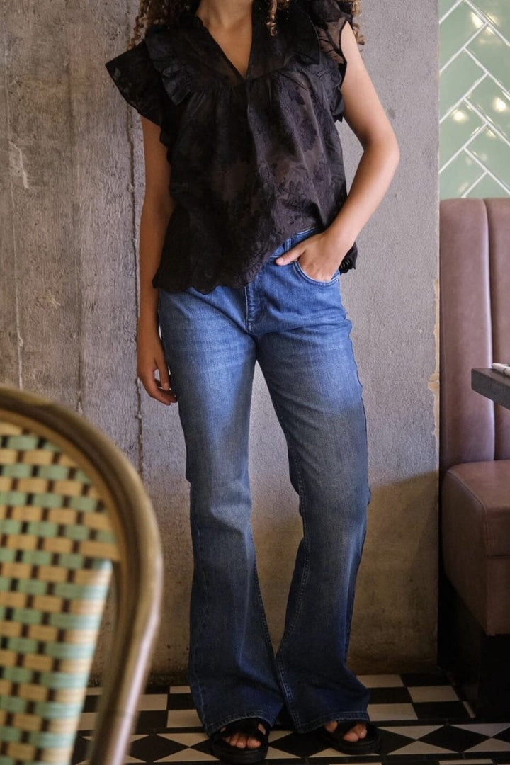Neo Noir - Georgina Denim Pants - Blue
