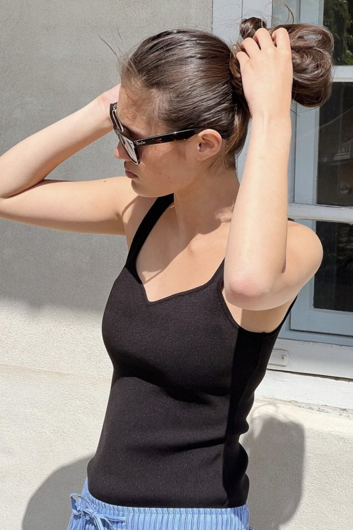 Neo Noir - Hanora Knit Top - Black