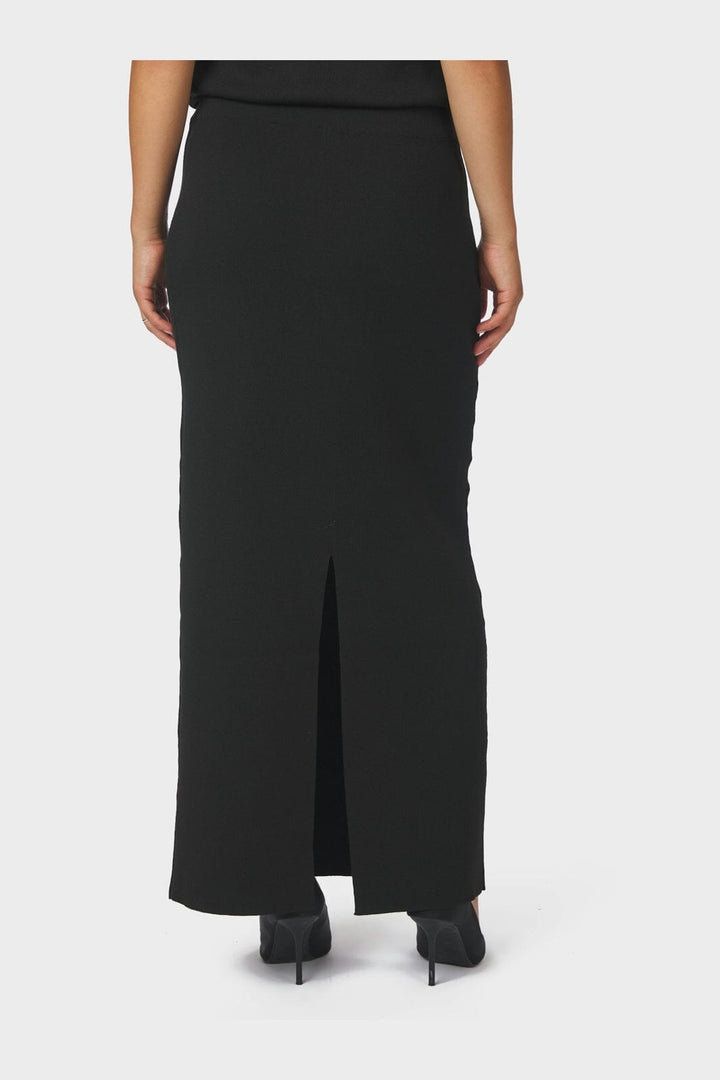 Neo Noir - Hansa Smooth Knit Skirt 167267 - 100 - Black