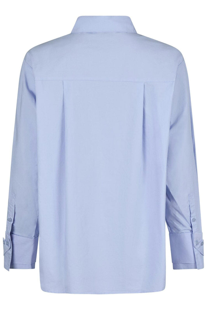 Neo Noir - Hesther Poplin Shirt - Light Blue