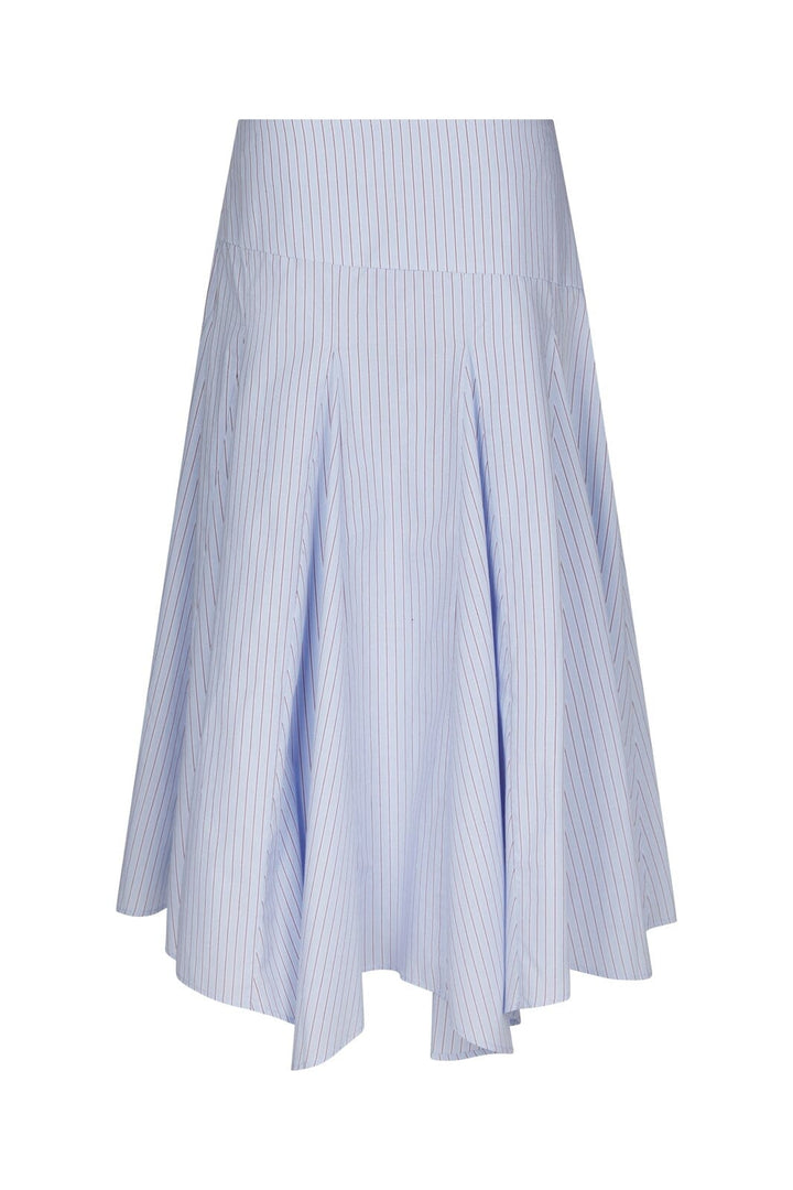 Neo Noir - Isabet Stripe Skirt 168596 - 375 - Blue Stripe