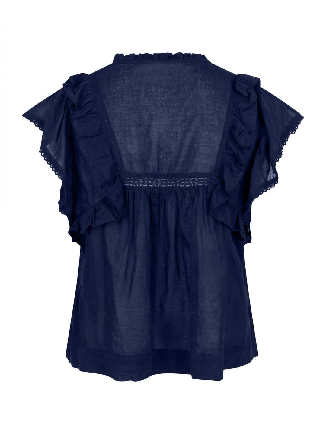 Neo Noir - Jayla S Voile Top - Navy