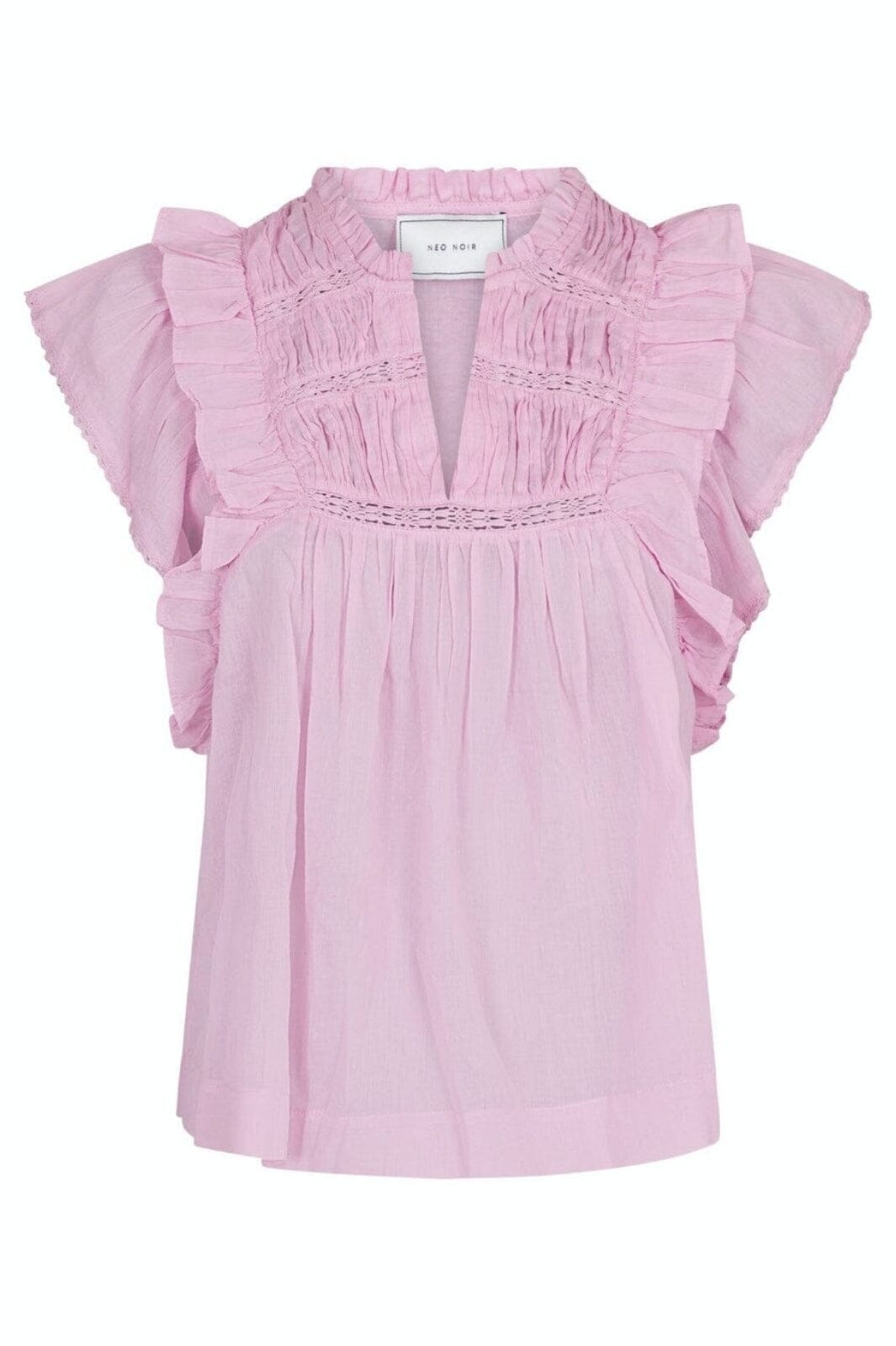 Neo Noir - Jayla S Voile Top - ROSE