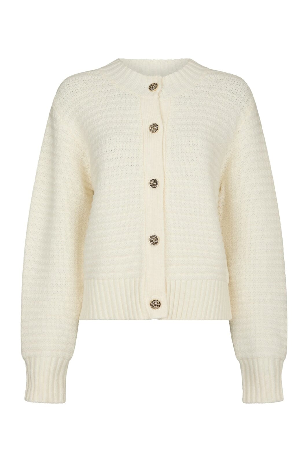 Neo Noir - Kamilli Knit Cardigan 165995 - 122 - Creme