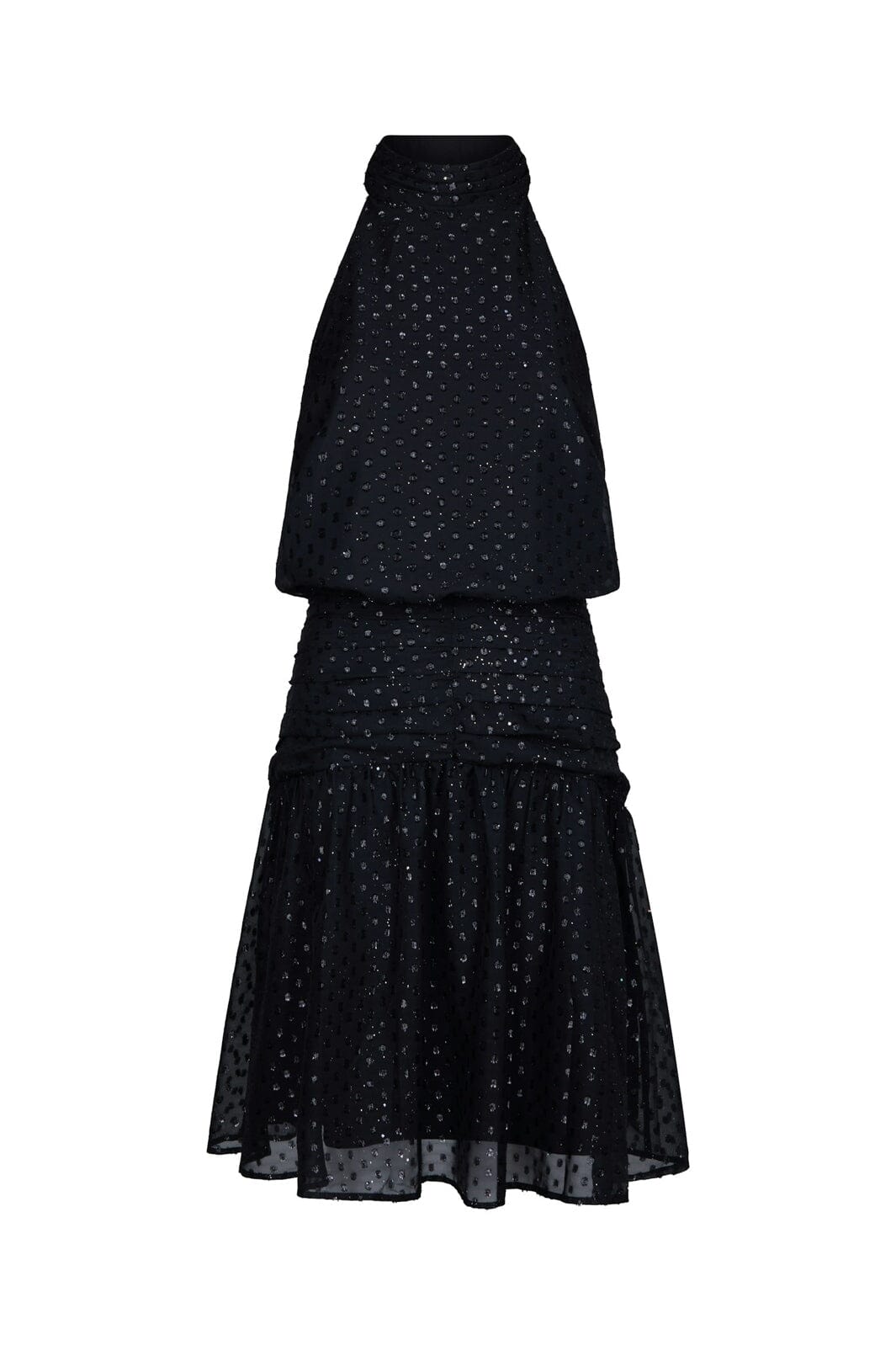 Neo Noir - Katerin Glitz Dot Dress 170867 - 100 - Black