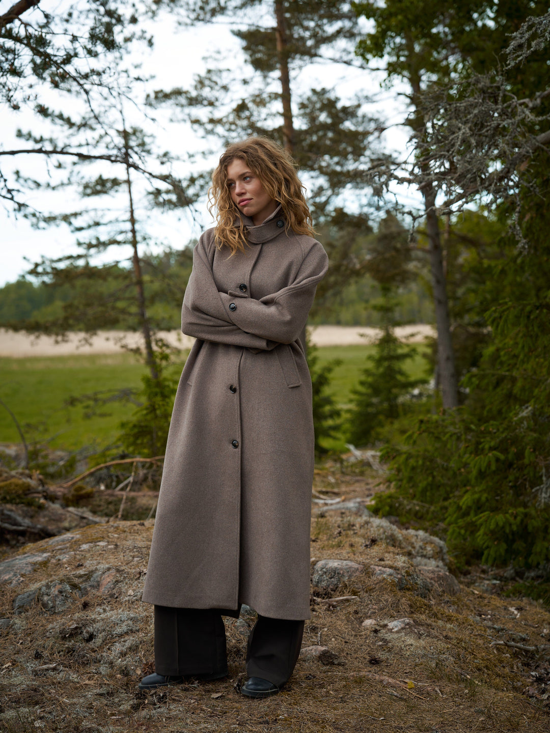 Neo Noir - Keaton Wool Coat 165499 - 214 - Taupe Jakker 