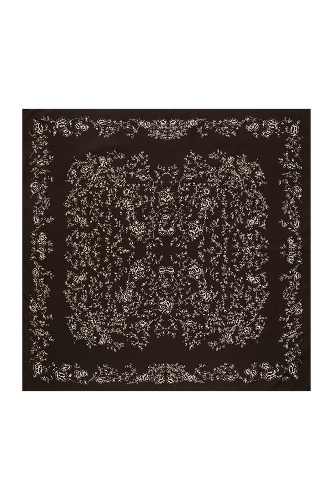 Neo Noir - Kela Print Scarf 170776 - 676 - Dark Brown