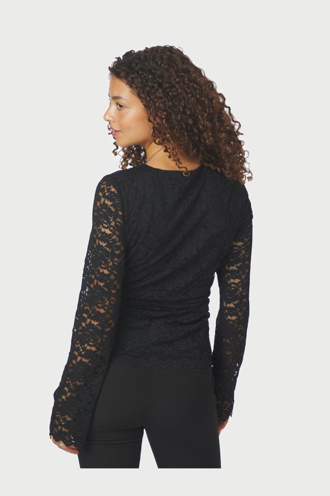 Neo Noir - Lenida Lace Blouse 166833 - 100 - Black