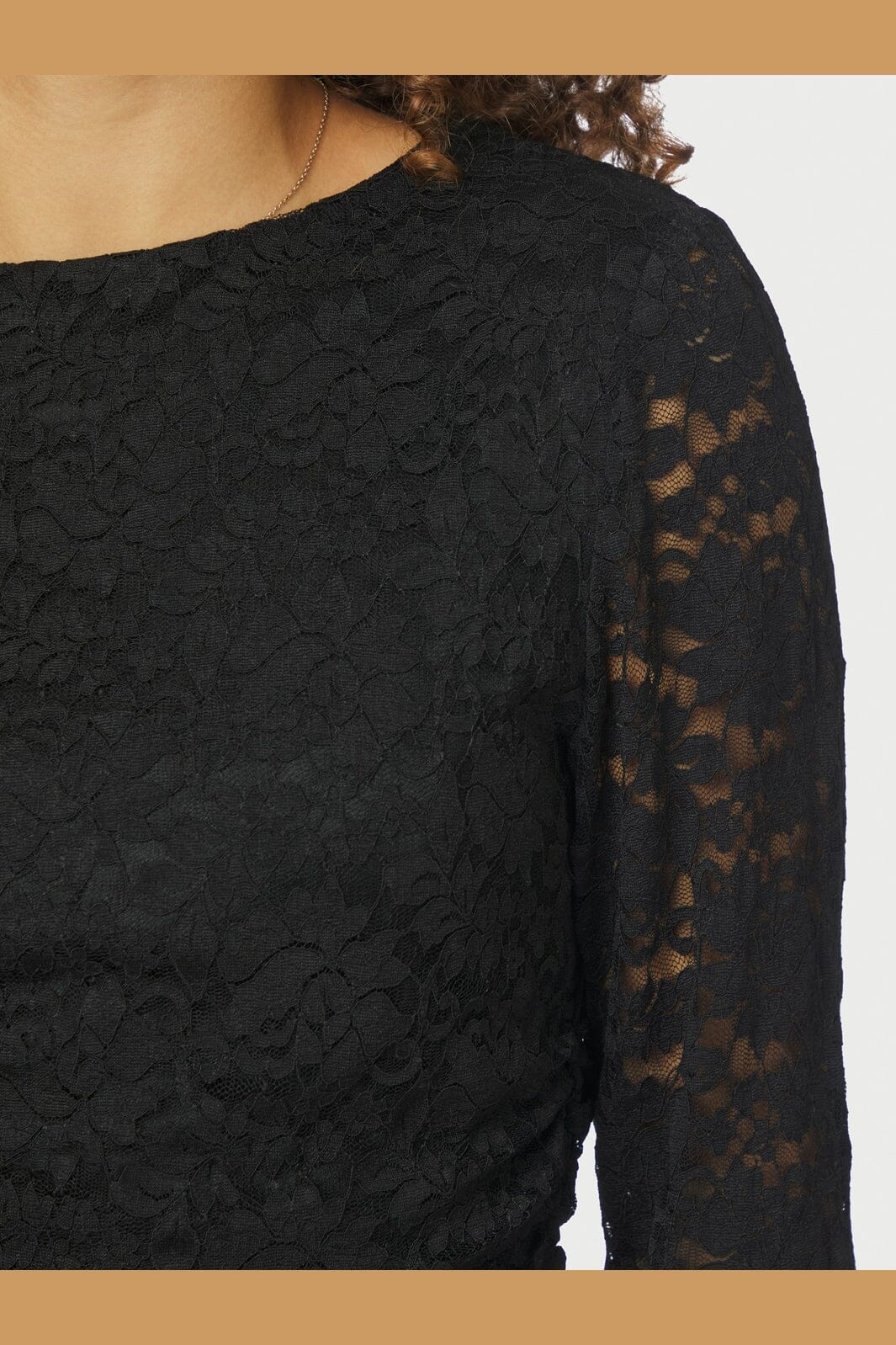 Neo Noir - Lenida Lace Blouse 166833 - 100 - Black