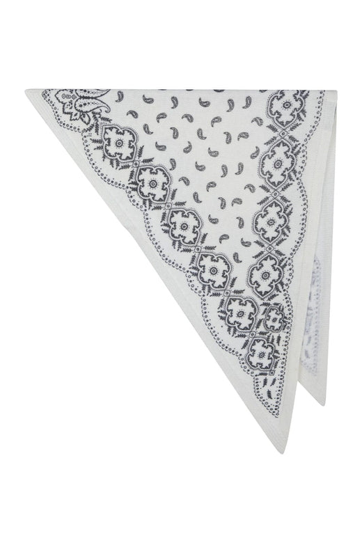 Neo Noir - Lolana Paisley Knit Scarf 170741 - 121 - Off White