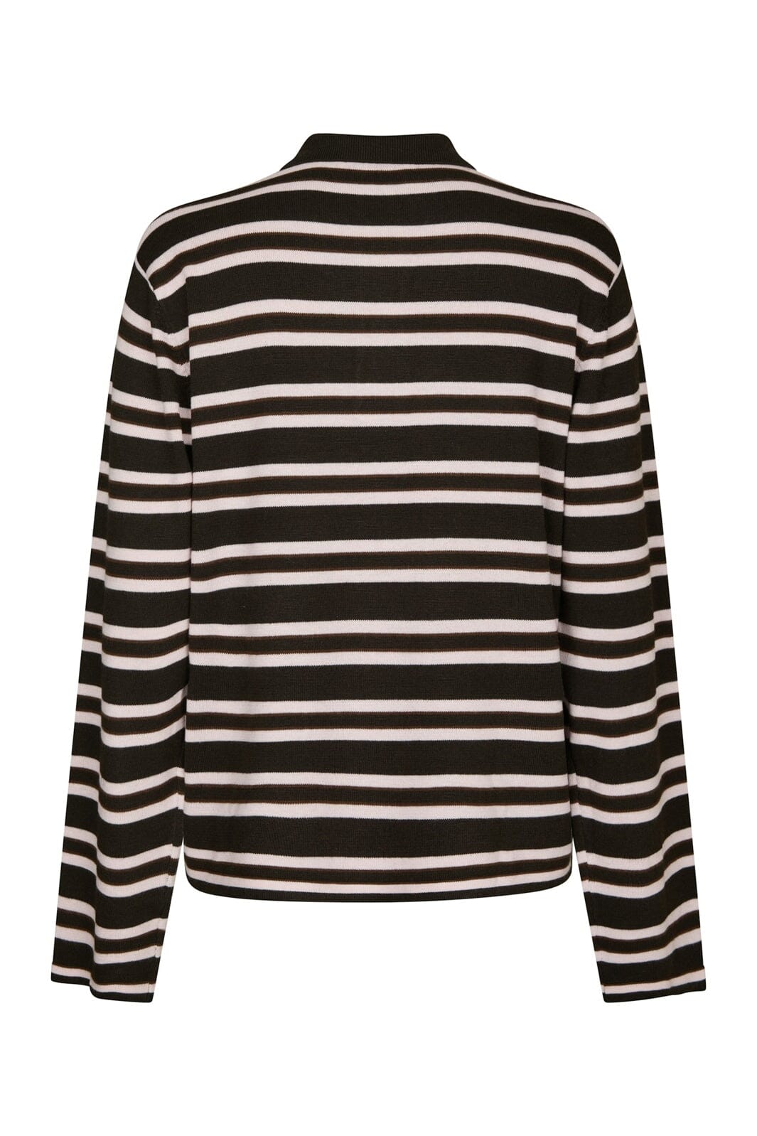 Neo Noir - Mala Polo Knit Blouse 167213 - 676 - Dark Brown