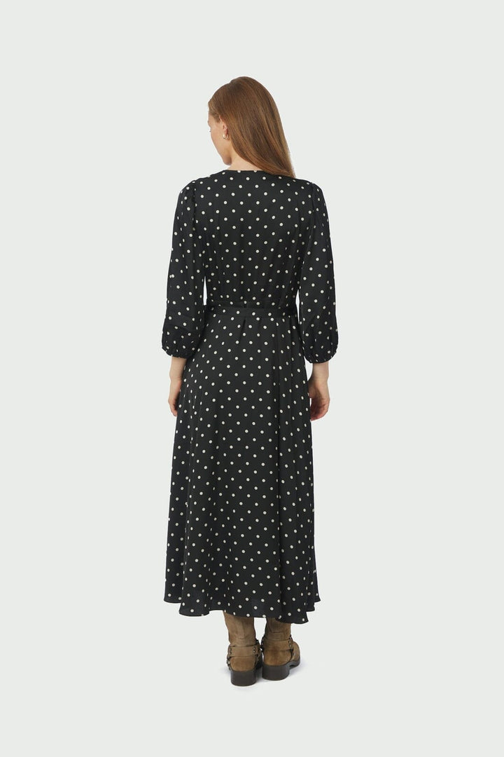 Neo Noir - Malinga Dot Dress 165909 - 100 - Black