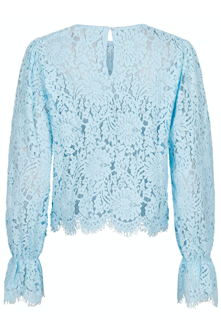 Neo Noir - Manuela Lace Blouse - Light Blue