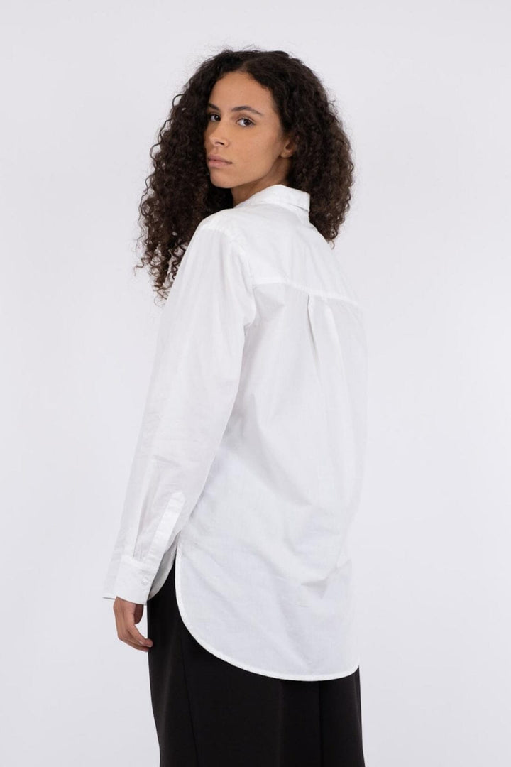 Neo Noir - Margit C Poplin Shirt - White