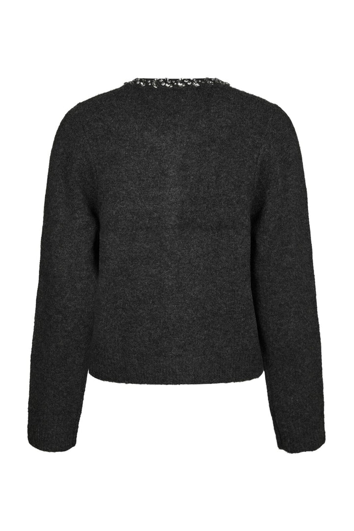 Neo Noir - Marie Stone Knit Cardigan 163850 - 132 - Antracit