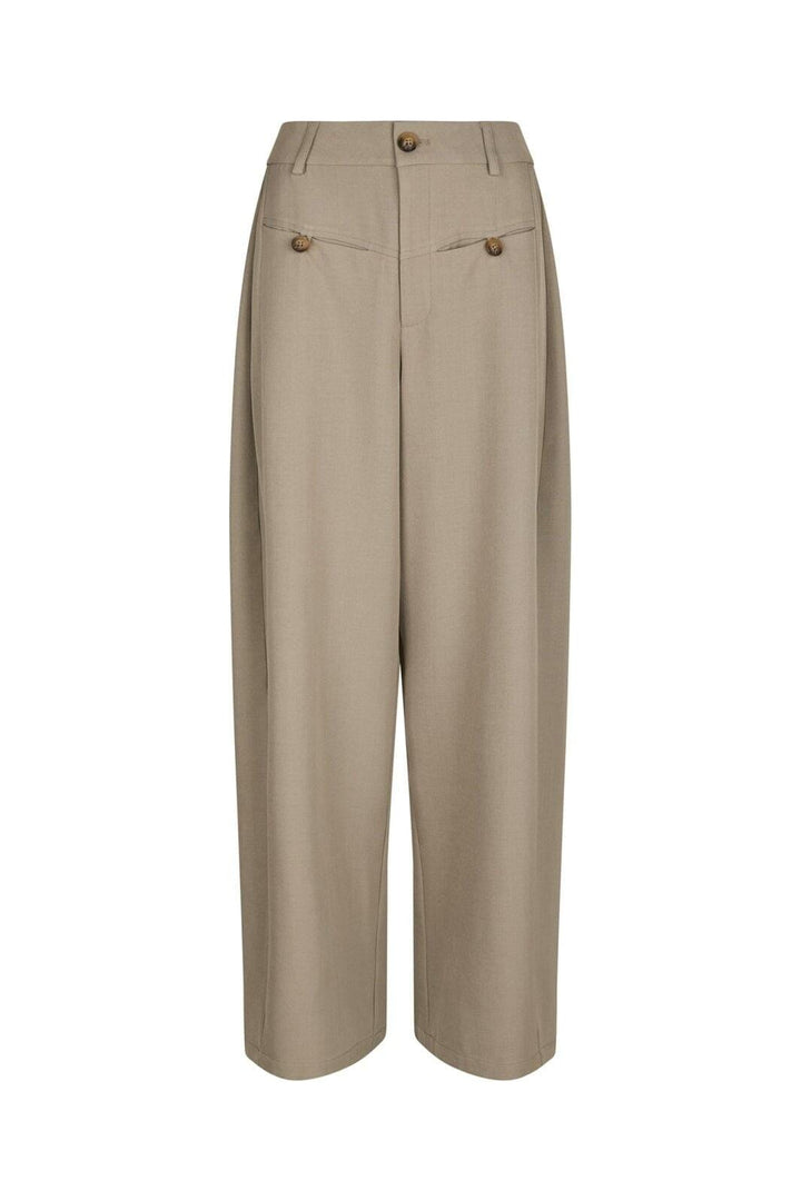 Neo Noir - Massie Structure Pants 165999 - 189 - Warm Grey