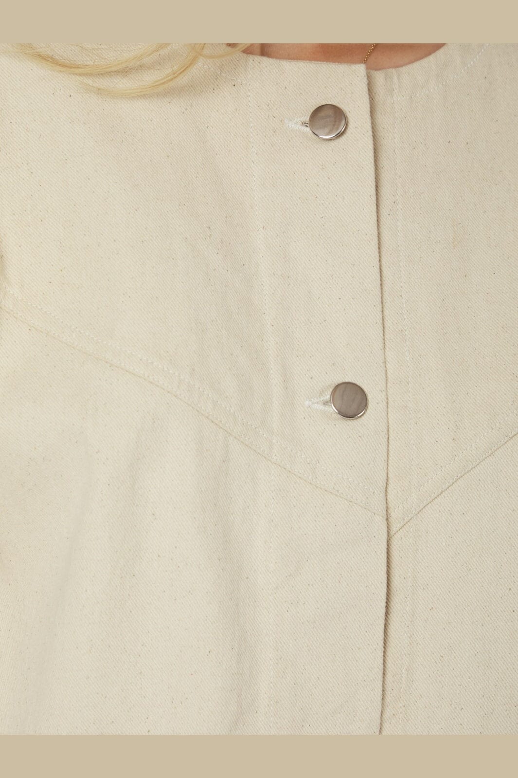 Neo Noir - Mavis Denim Jacket 164375 - 815 - Natural