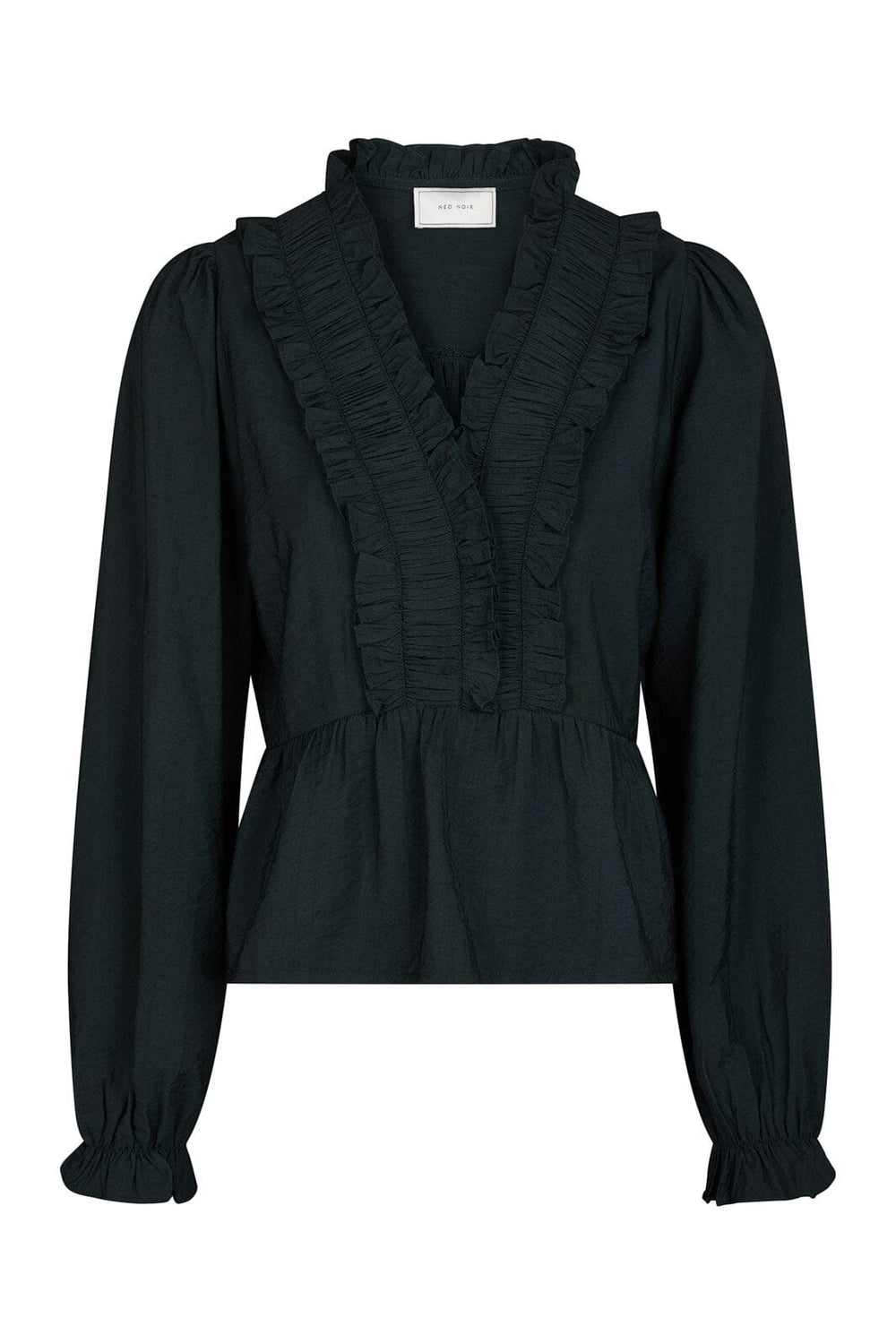 Neo Noir - Melfy Structure Blouse 166695 - 141 - Navy