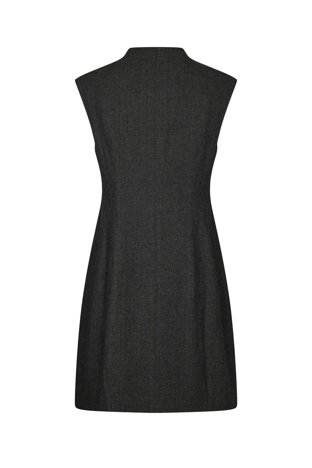 Neo Noir - Melville Herringbone Dress 166190 - 132 - Antracit