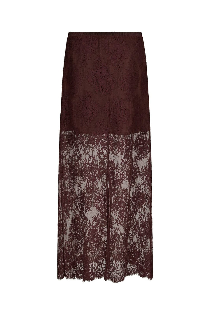 Neo Noir - Memmie Lace Skirt 164661 - 174 - Burgundy